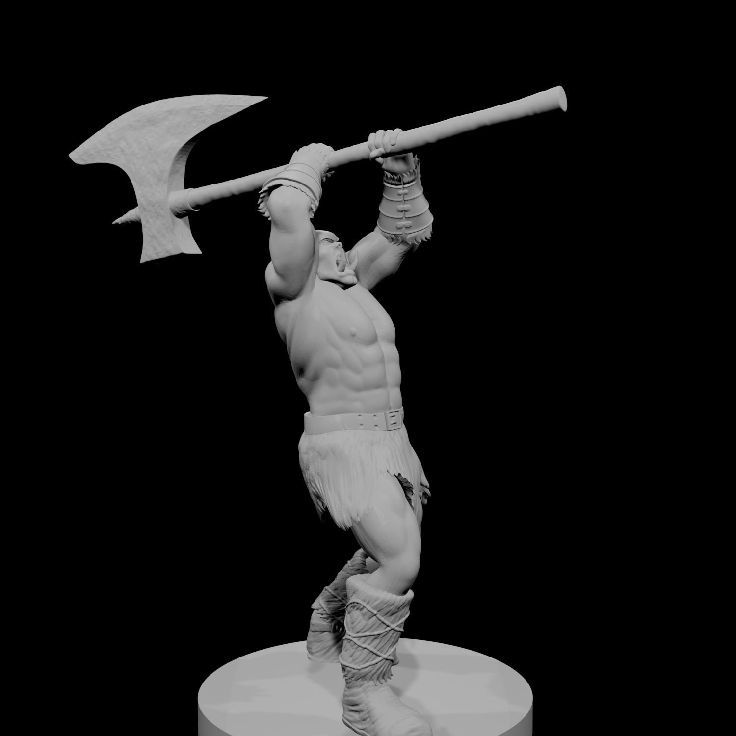 Orc Male Barbarian