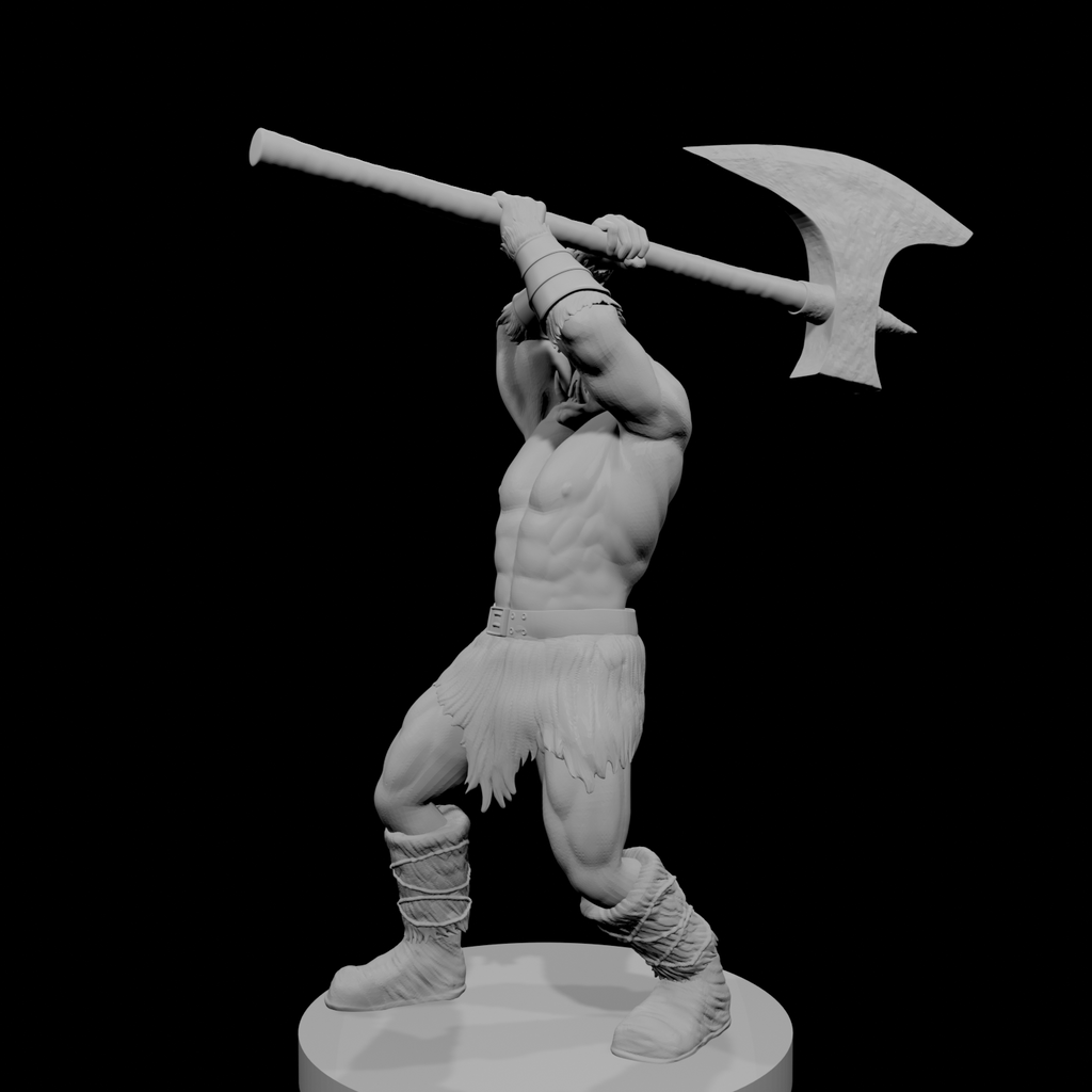 Orc Male Barbarian