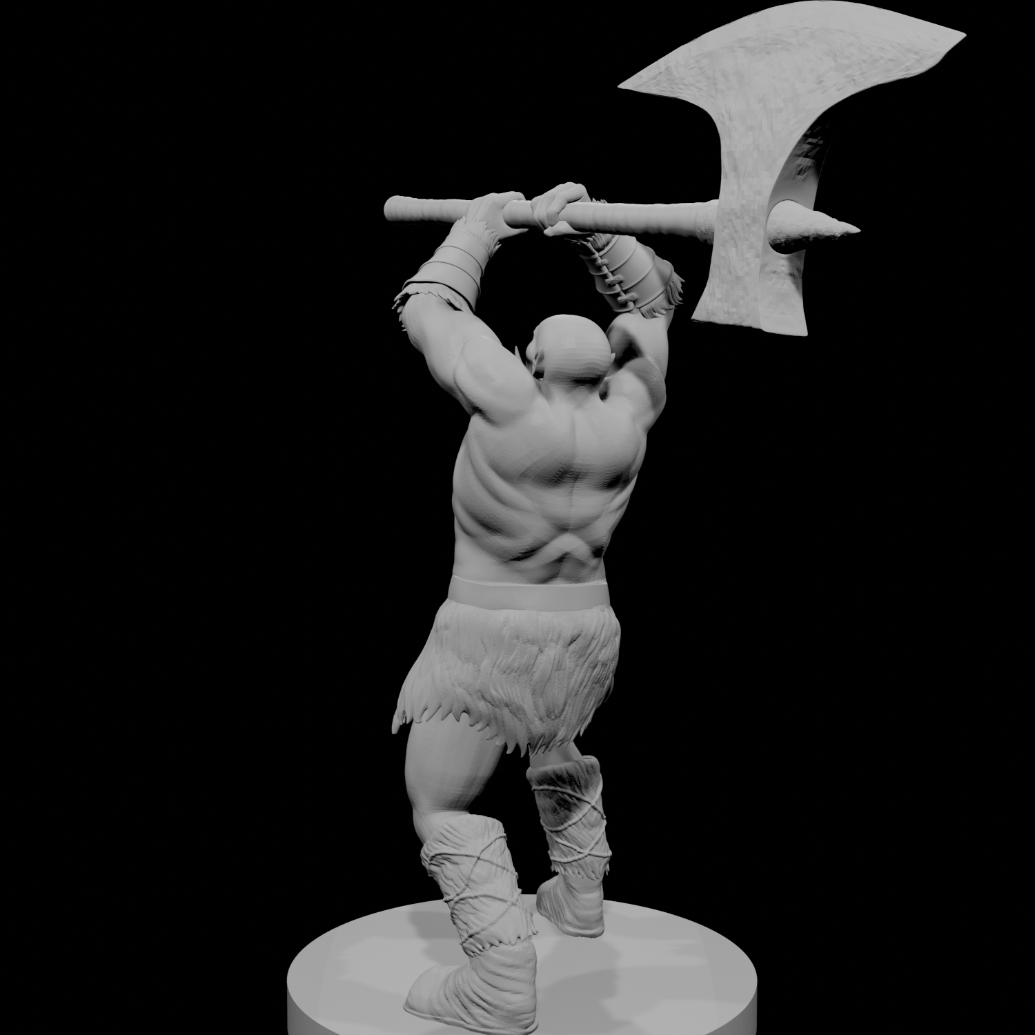 Orc Male Barbarian