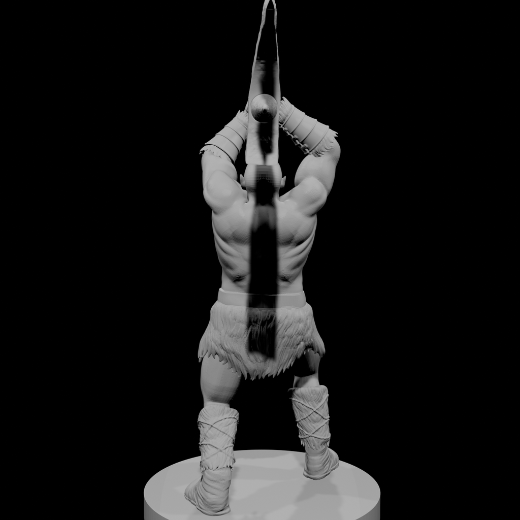 Orc Male Barbarian
