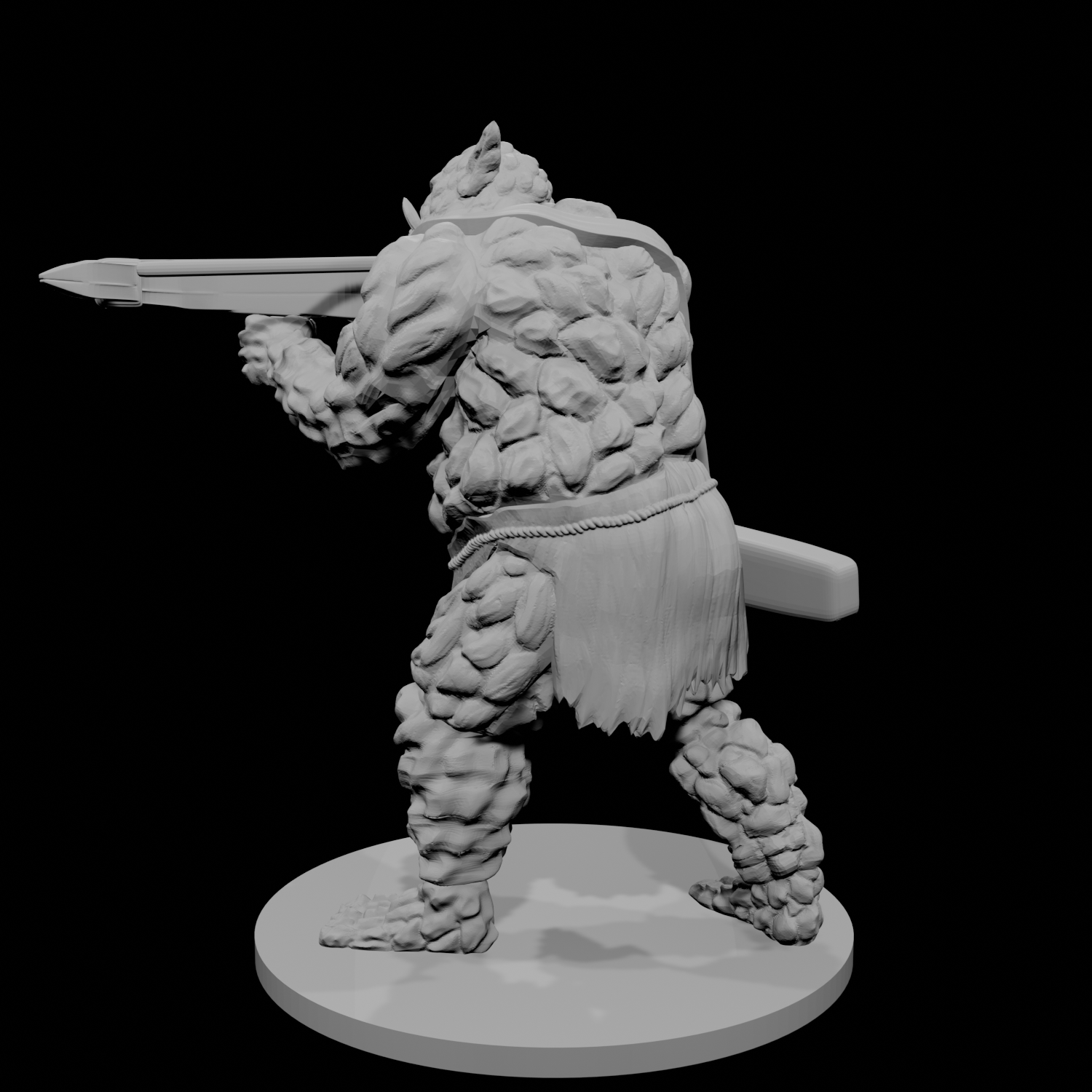 Lance-boulons de Troll des roches