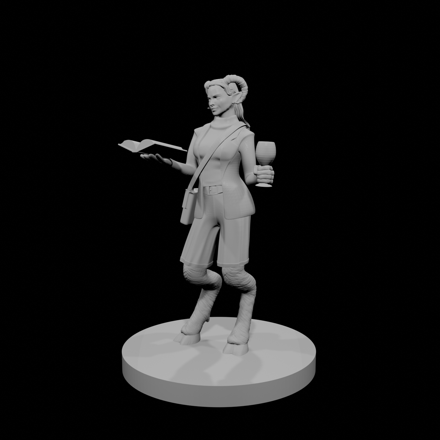 Satyr Female Wizard