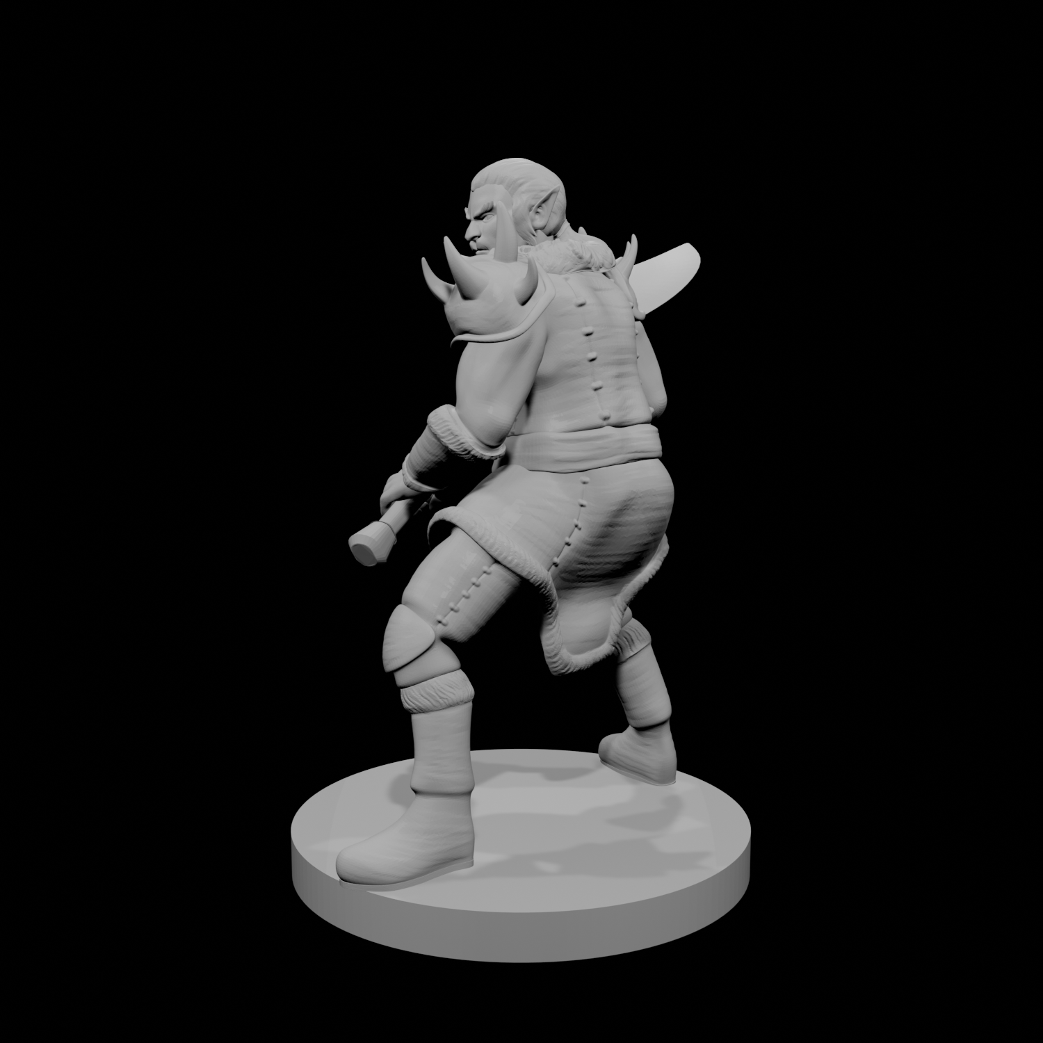 Shifter Male Barbarian