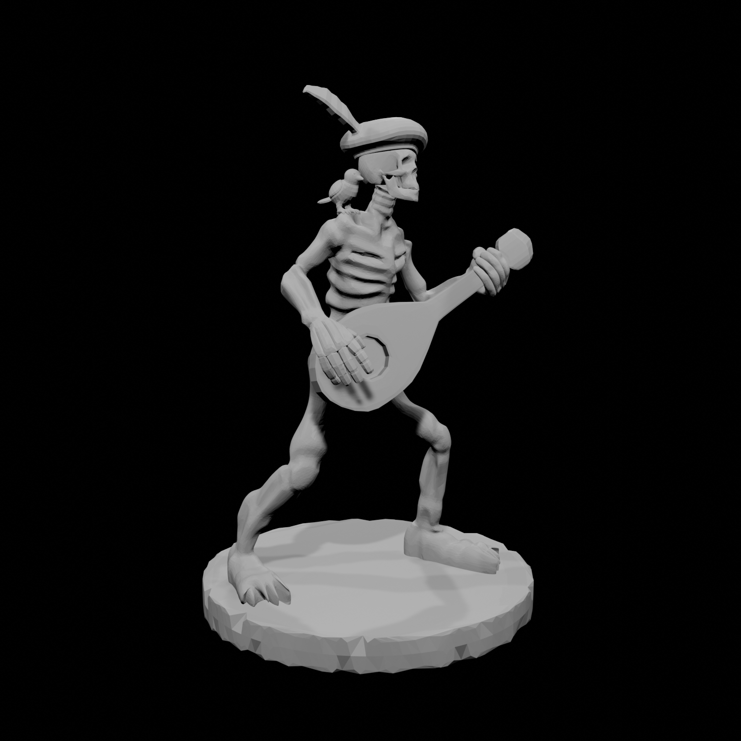 Skeleton Bard 1
