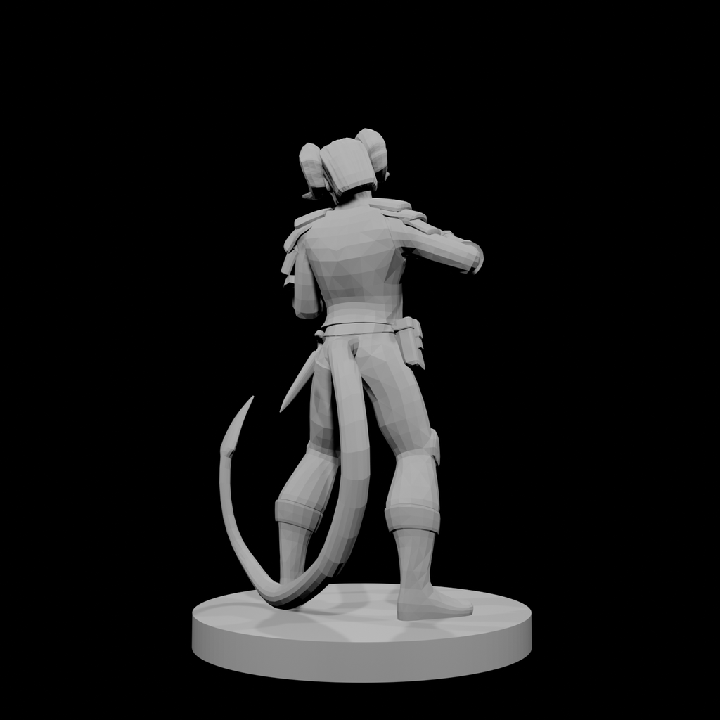 Tiefling Bard with Fiddle