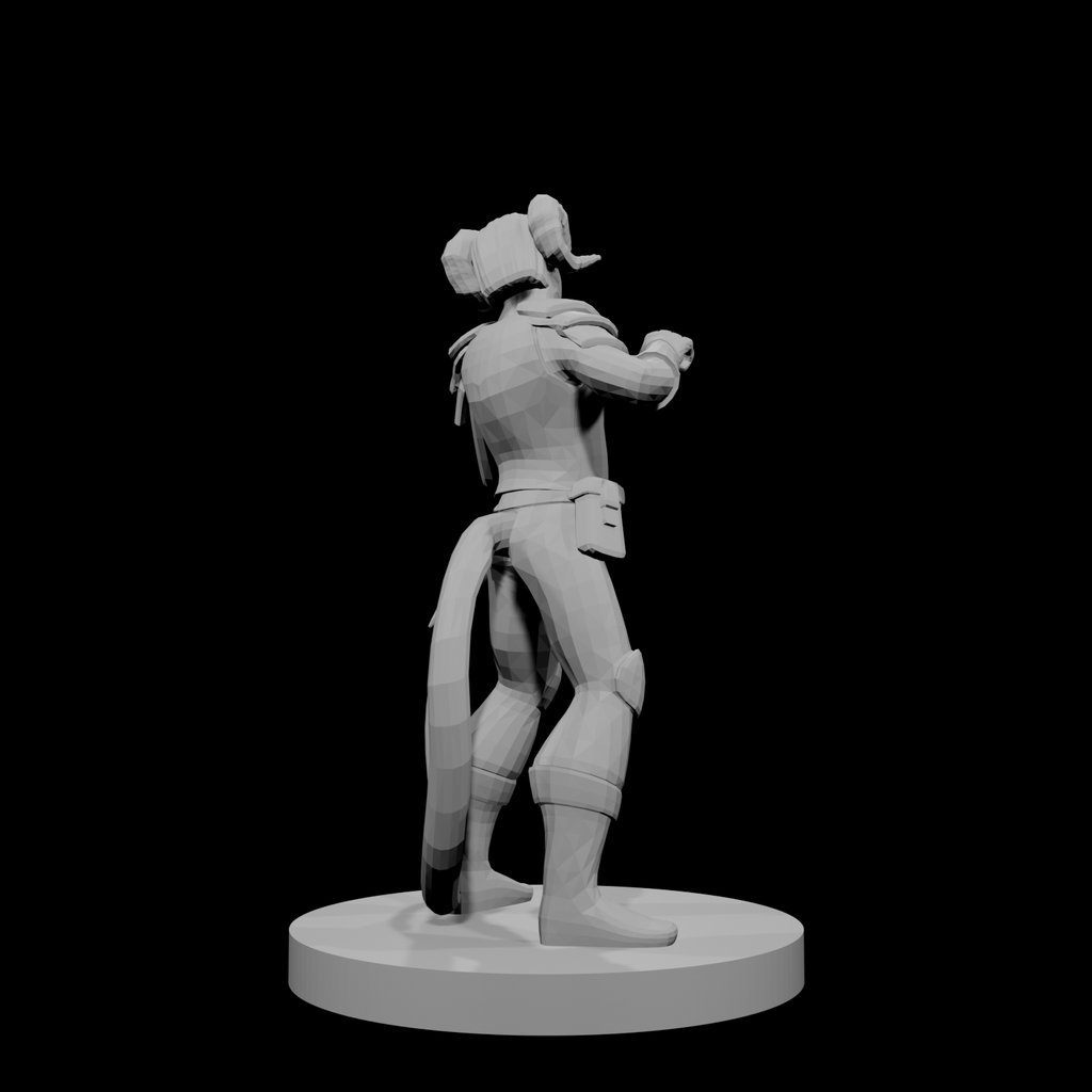 Tiefling Bard with Fiddle
