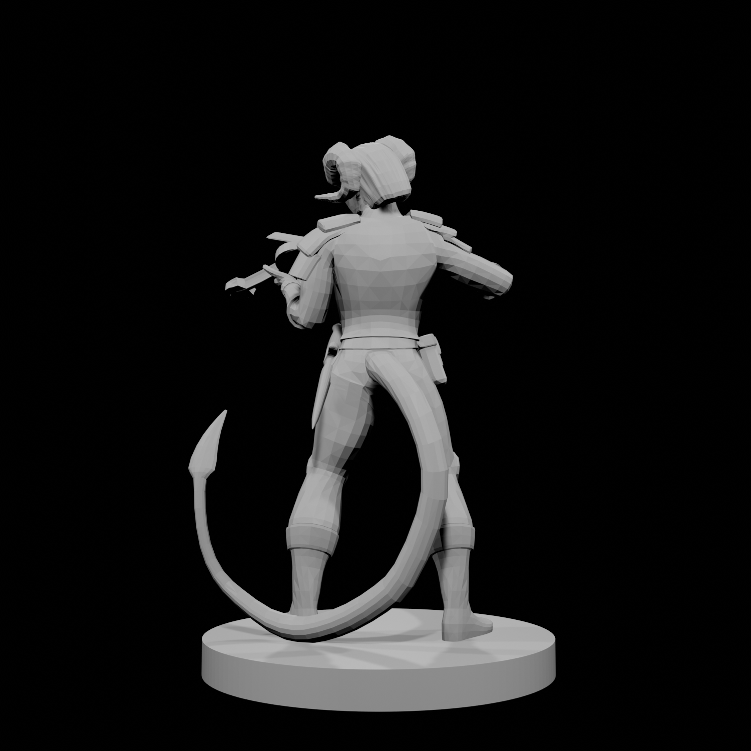 Tiefling Bard with Fiddle