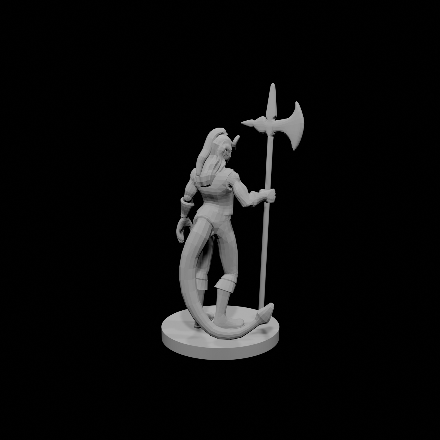 Tiefling Female Barbarian