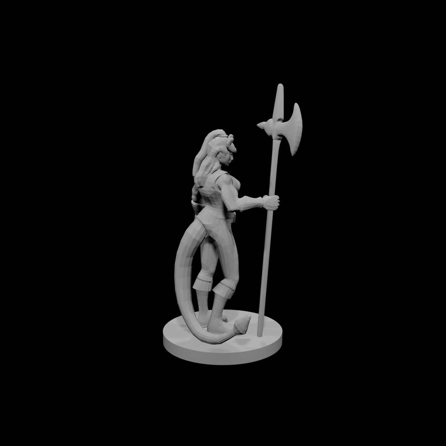 Tiefling Female Barbarian
