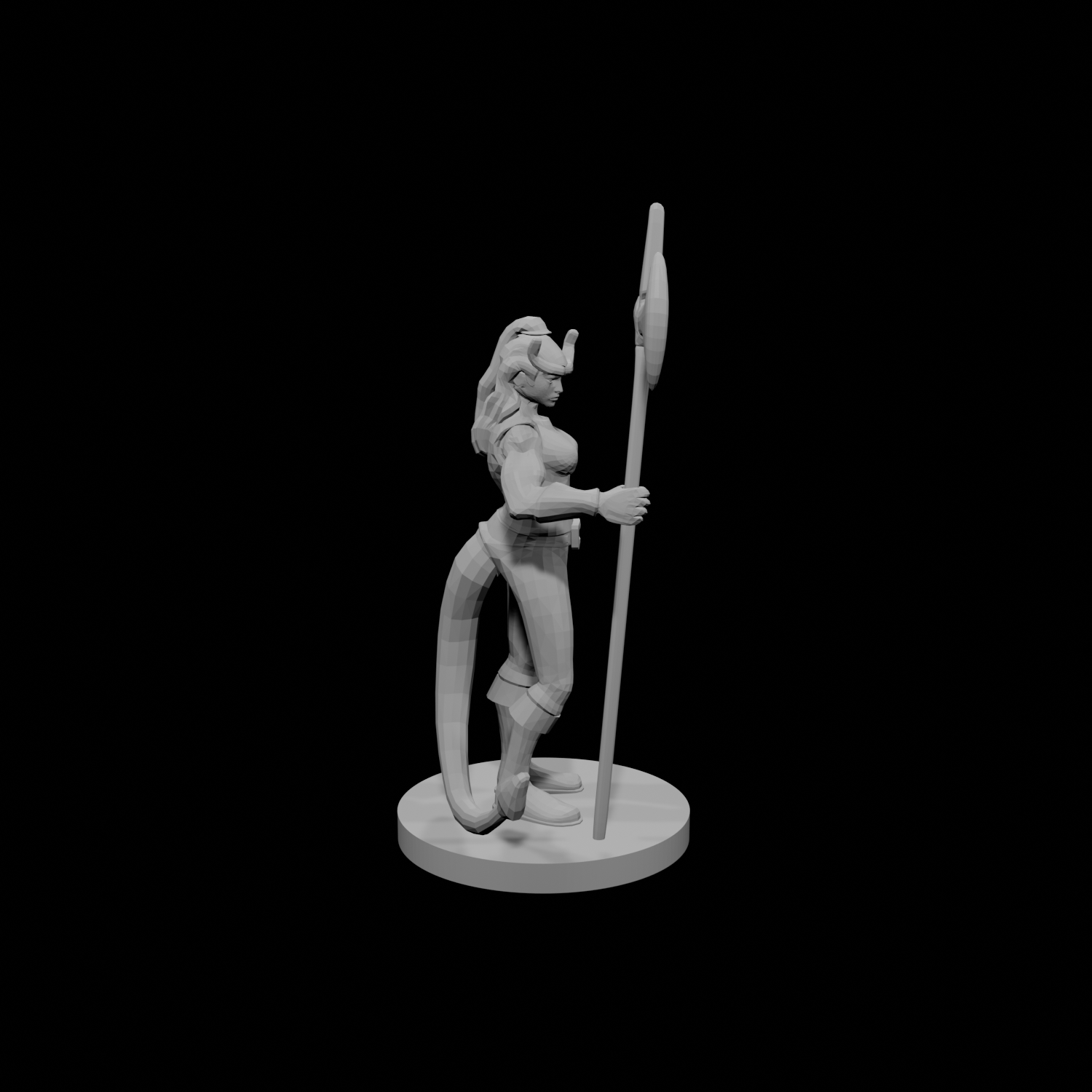 Tiefling Female Barbarian