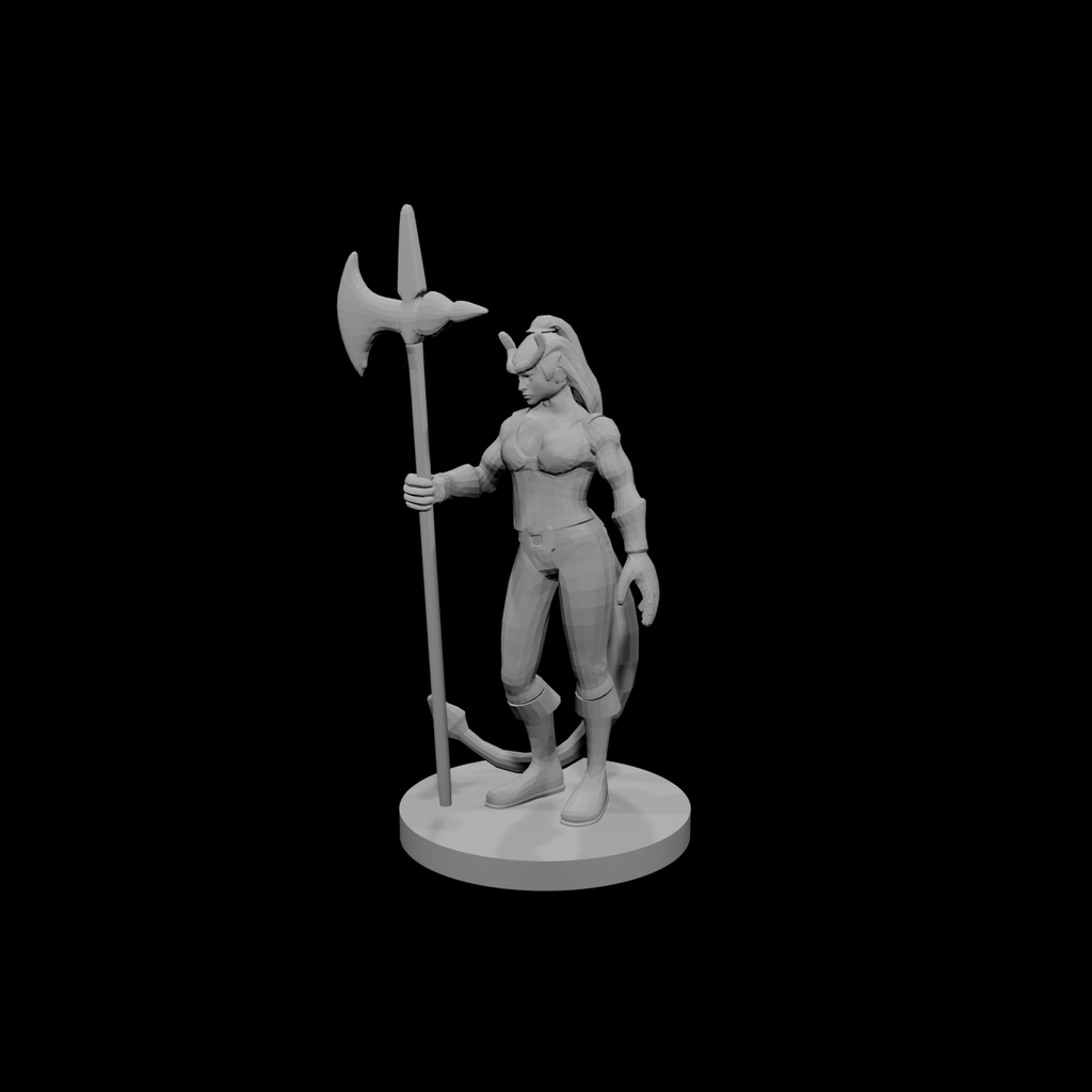 Tiefling Female Barbarian