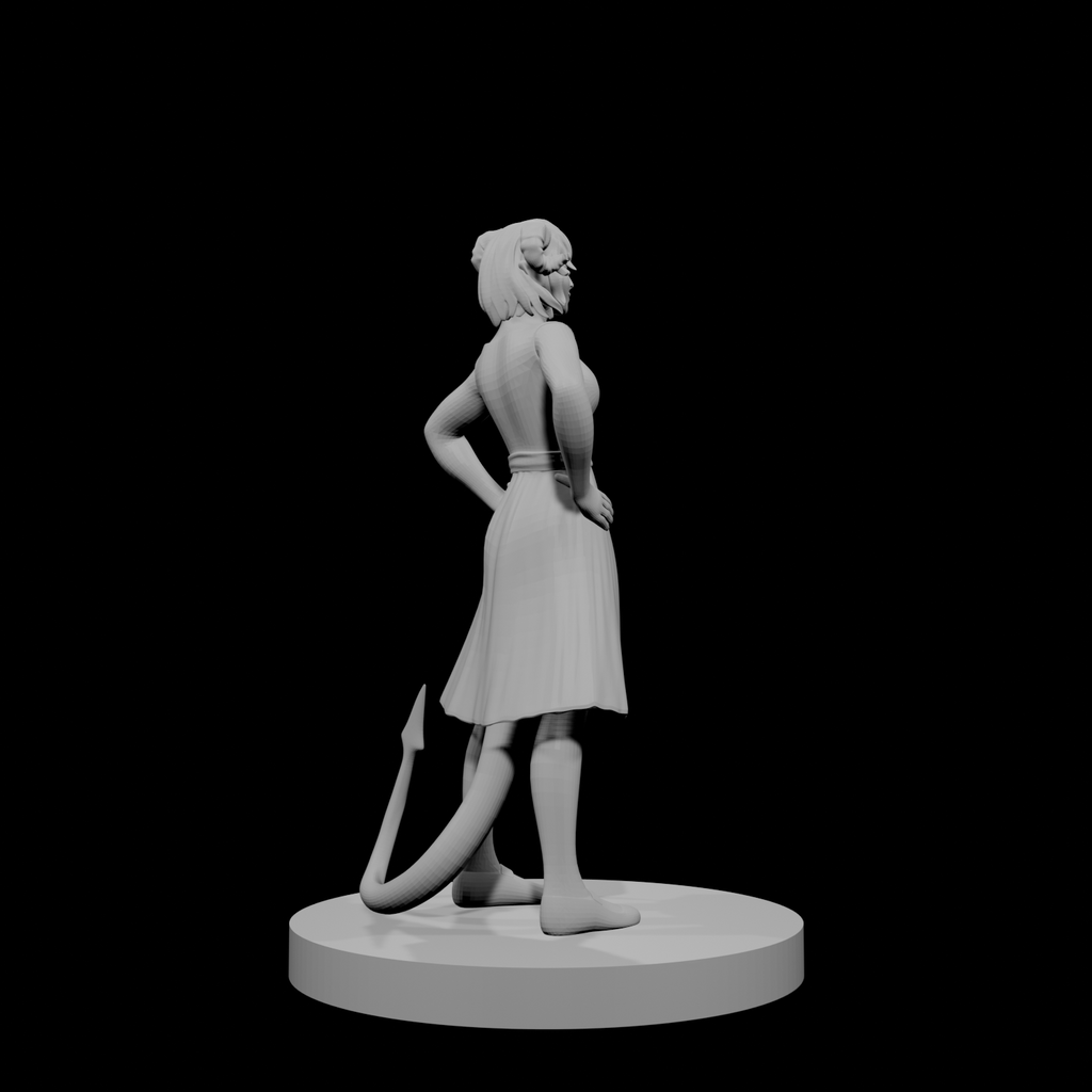 Tiefling Female Bard 3