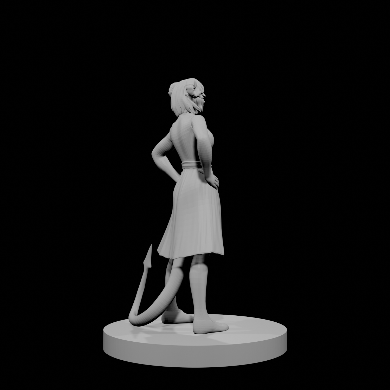 Tiefling Female Bard 3