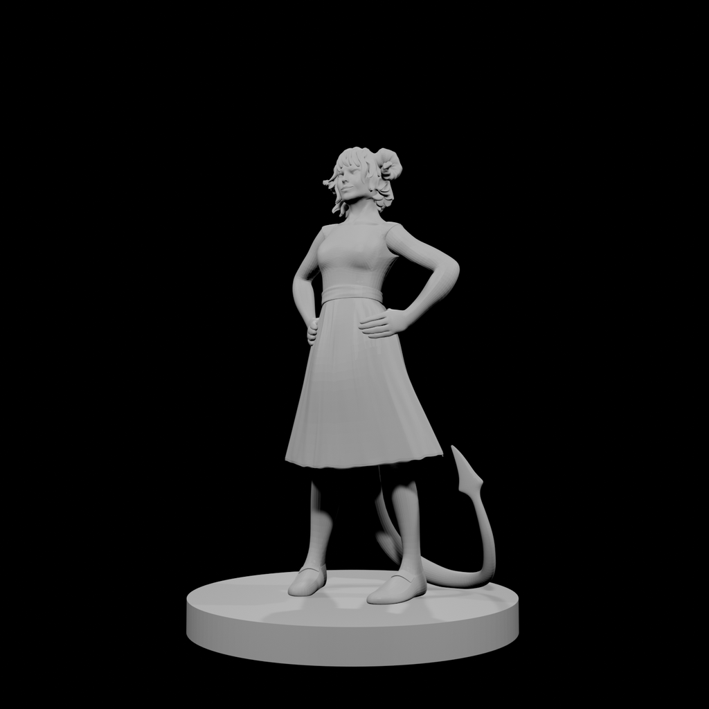 Tiefling Female Bard 3