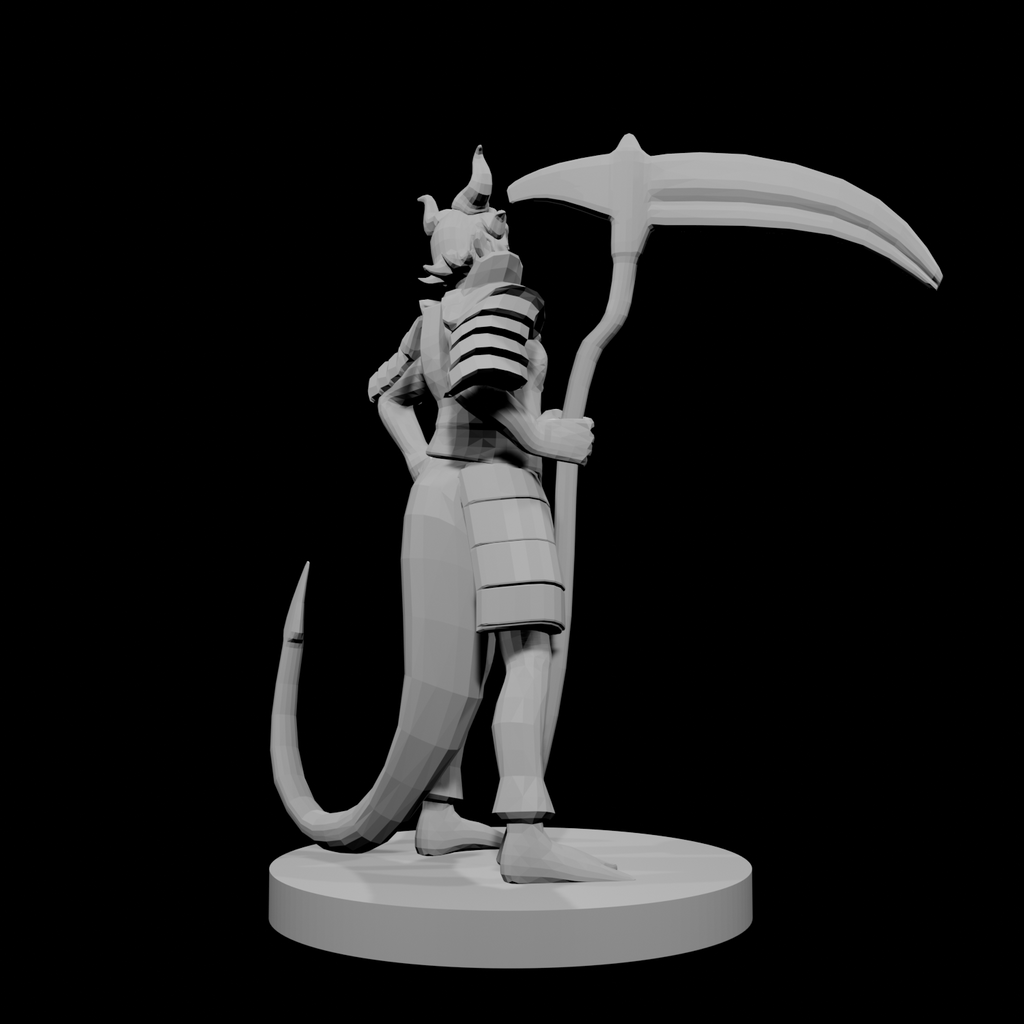 Tiefling Female Death Cleric