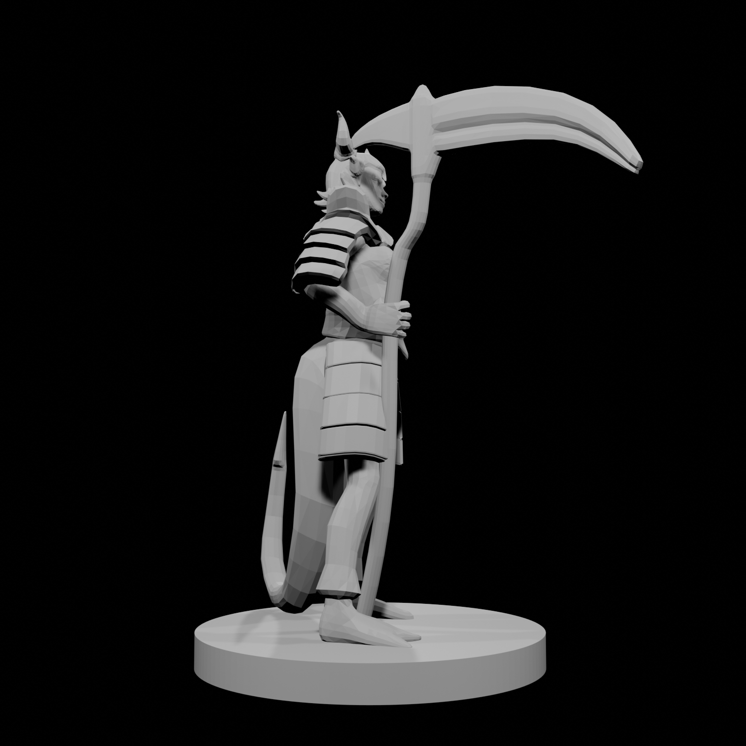 Tiefling Female Death Cleric