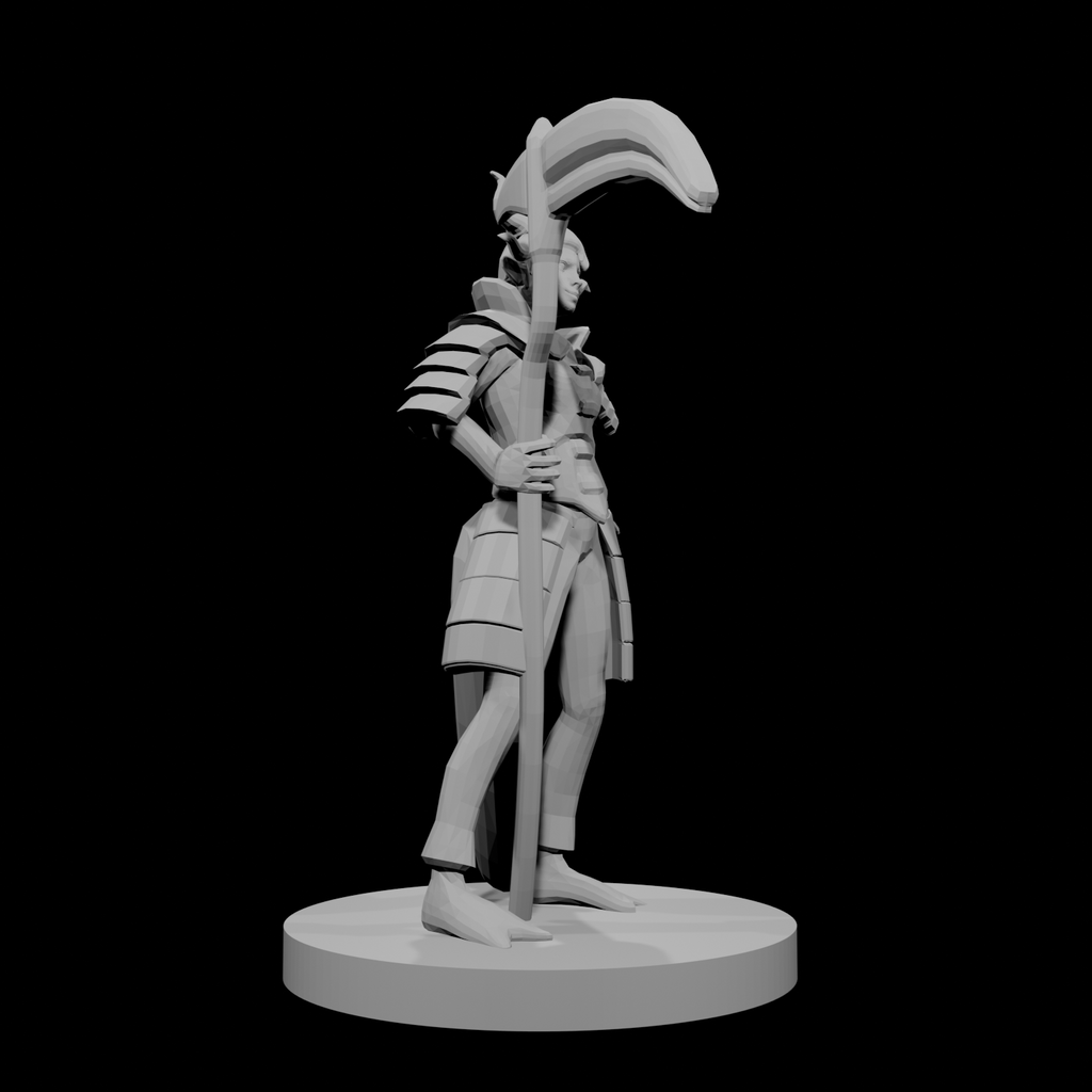 Tiefling Female Death Cleric