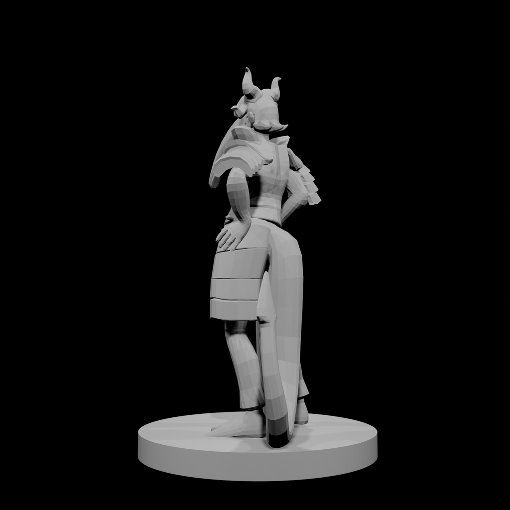 Tiefling Female Death Cleric