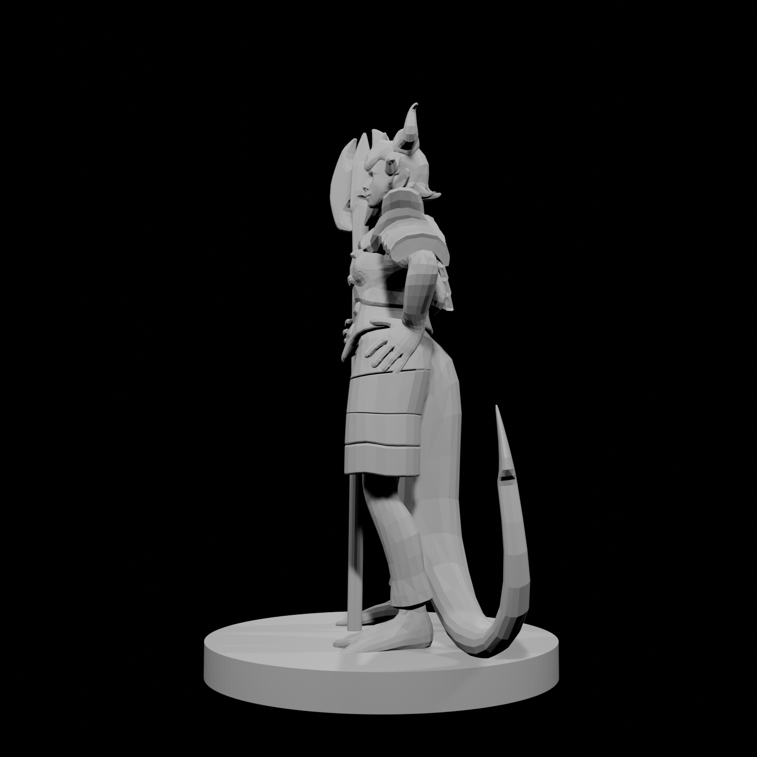 Tiefling Female Death Cleric 2