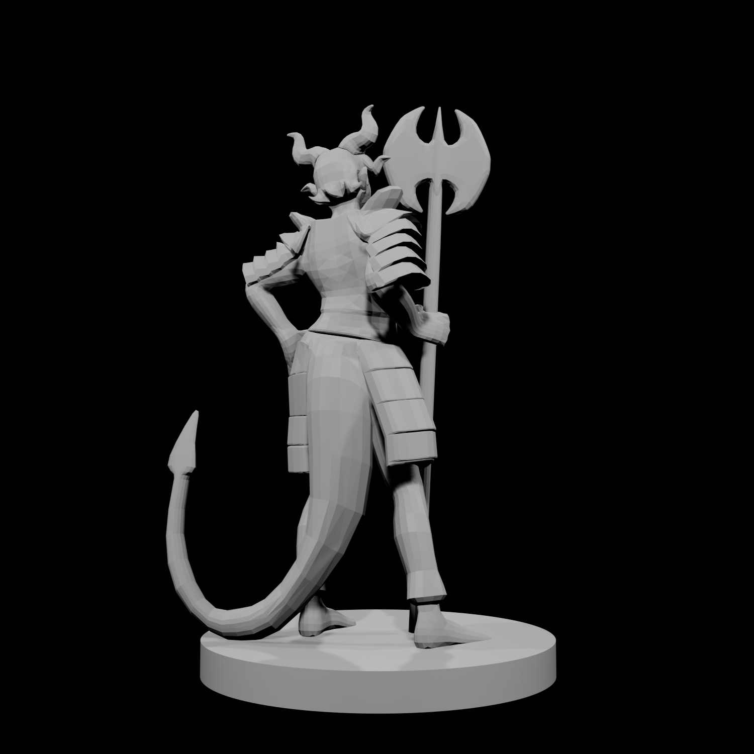 Tiefling Female Death Cleric 2