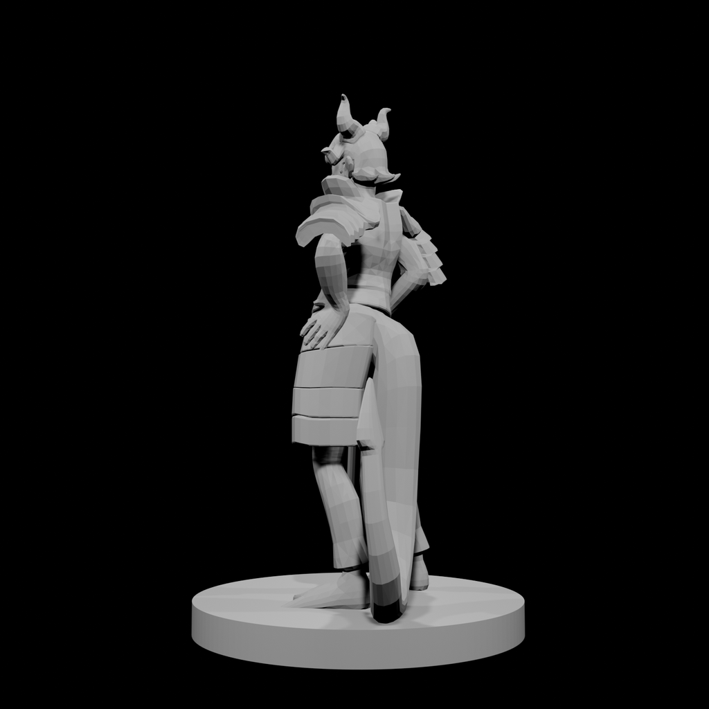 Tiefling Female Death Cleric 2