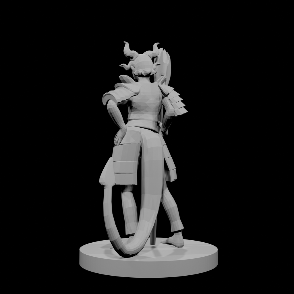 Tiefling Female Death Cleric 2
