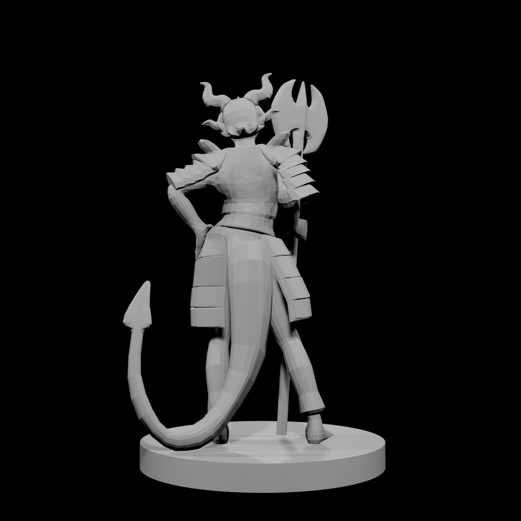 Tiefling Female Death Cleric 2