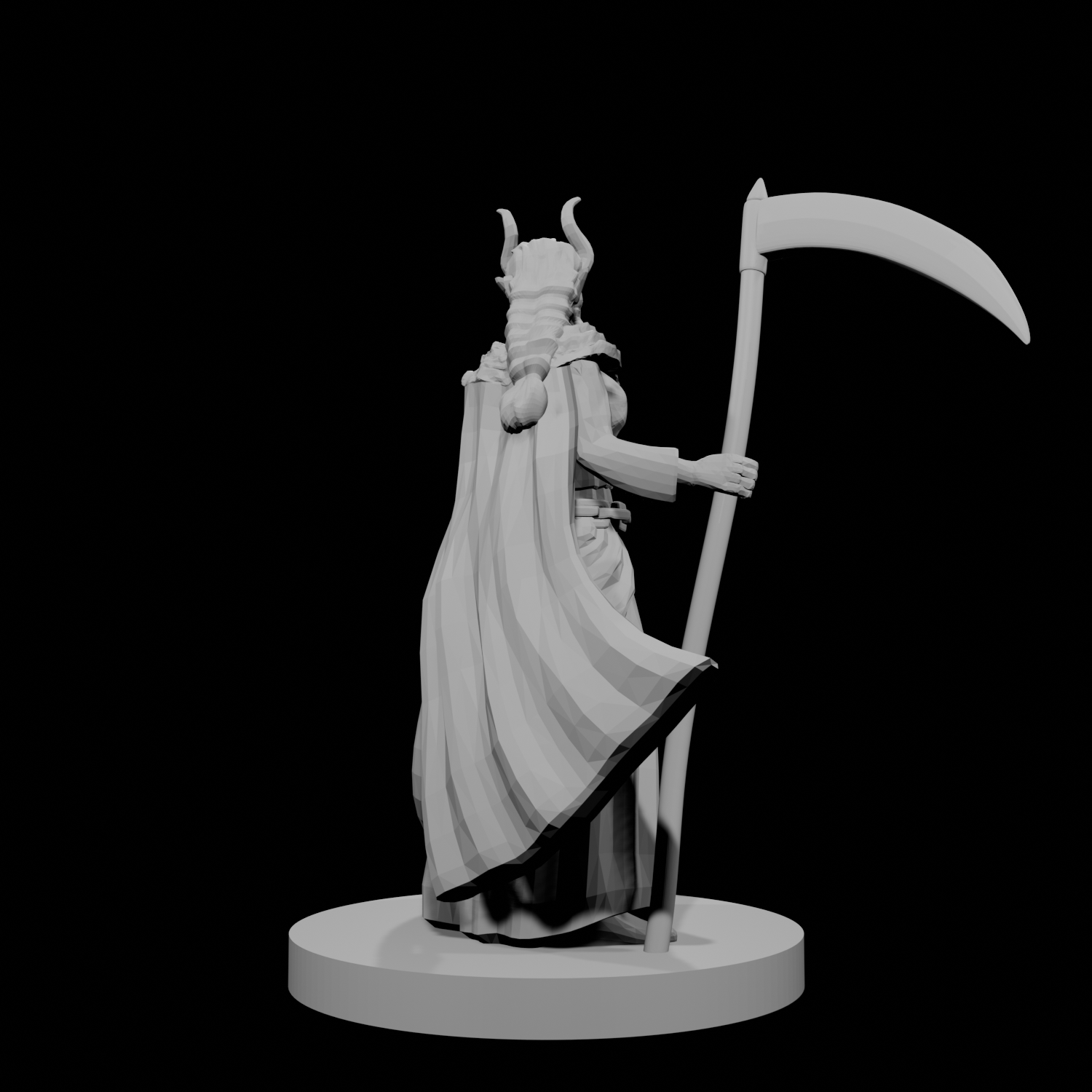 Tiefling Female Death Cleric 3