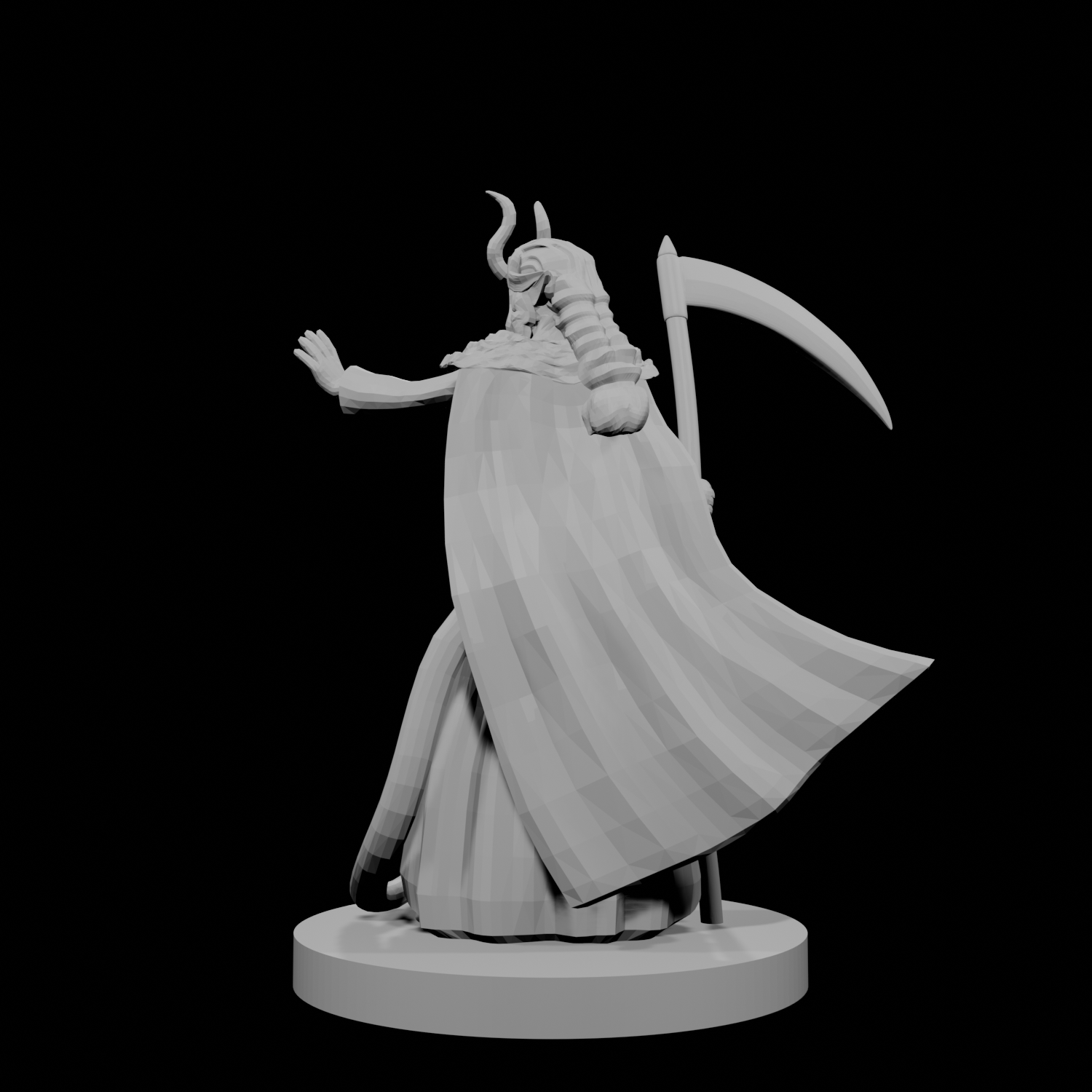 Tiefling Female Death Cleric 3