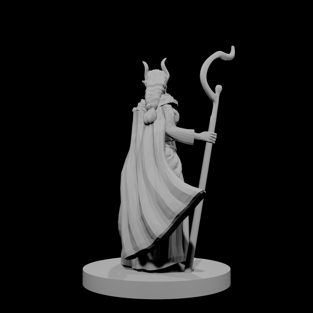 Tiefling Female Druid