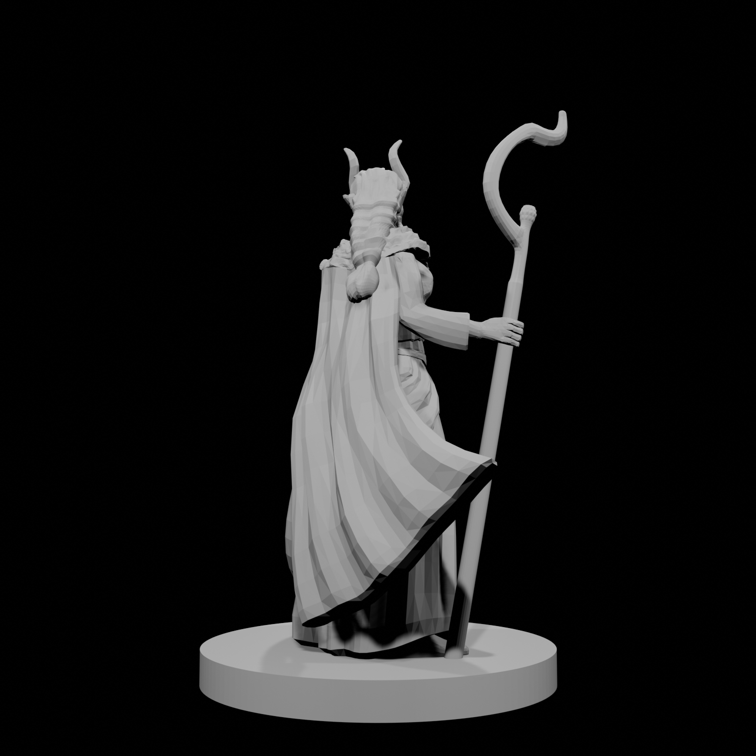 Tiefling Female Druid