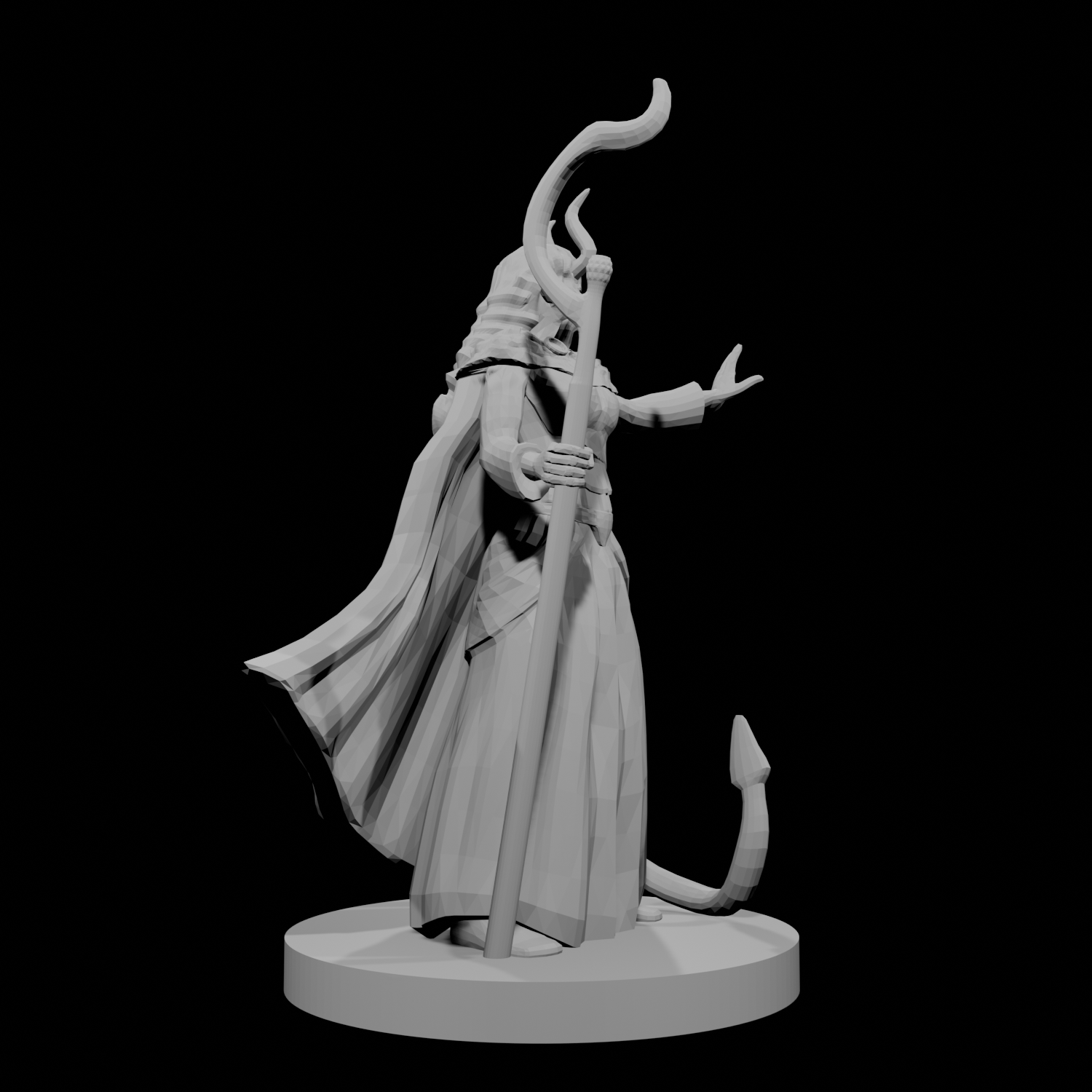 Tiefling Female Druid
