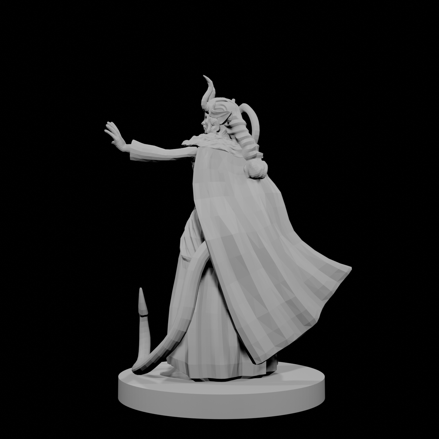 Tiefling Female Druid