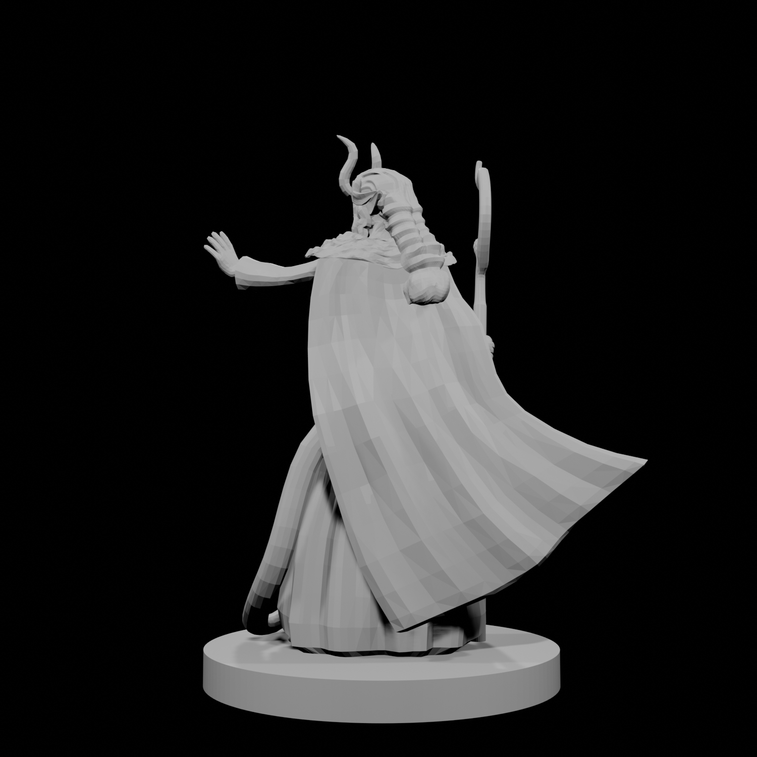 Tiefling Female Druid