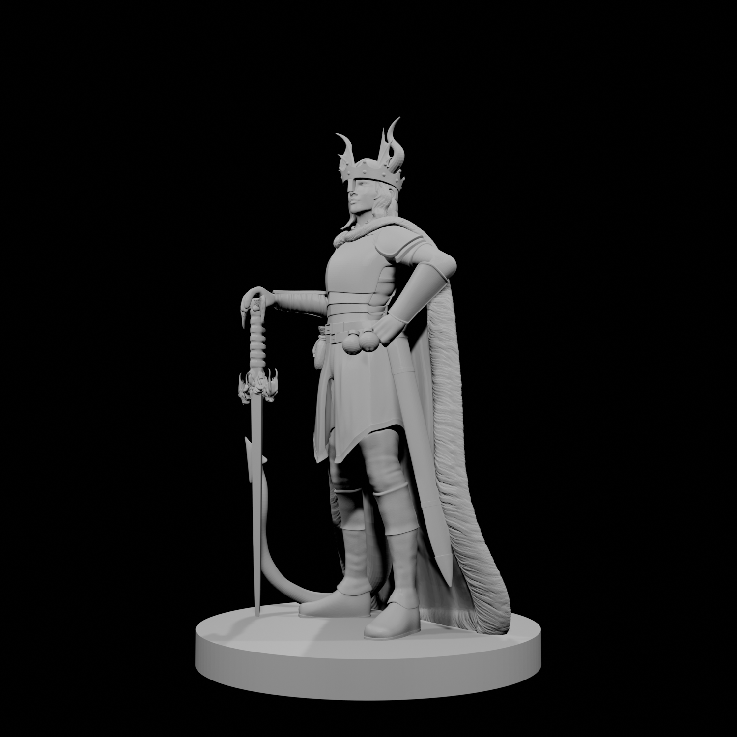 Tiefling Female Fighter 2