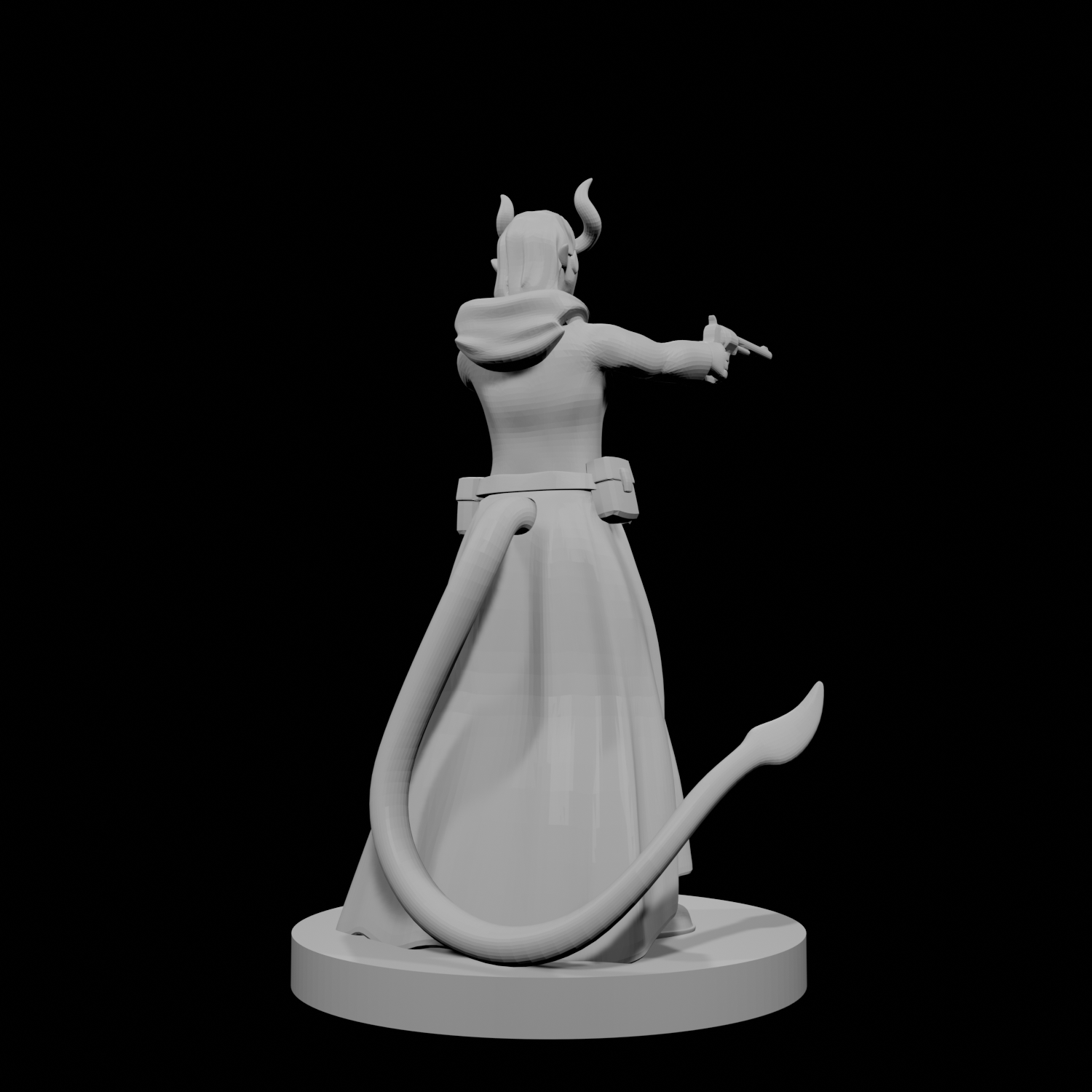 Tiefling Female Gunslinger two pistols