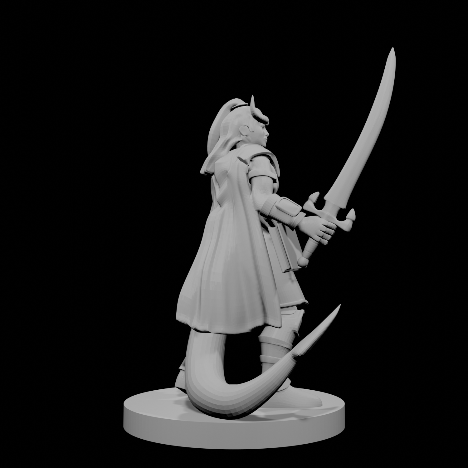 Tiefling Female Hexblade