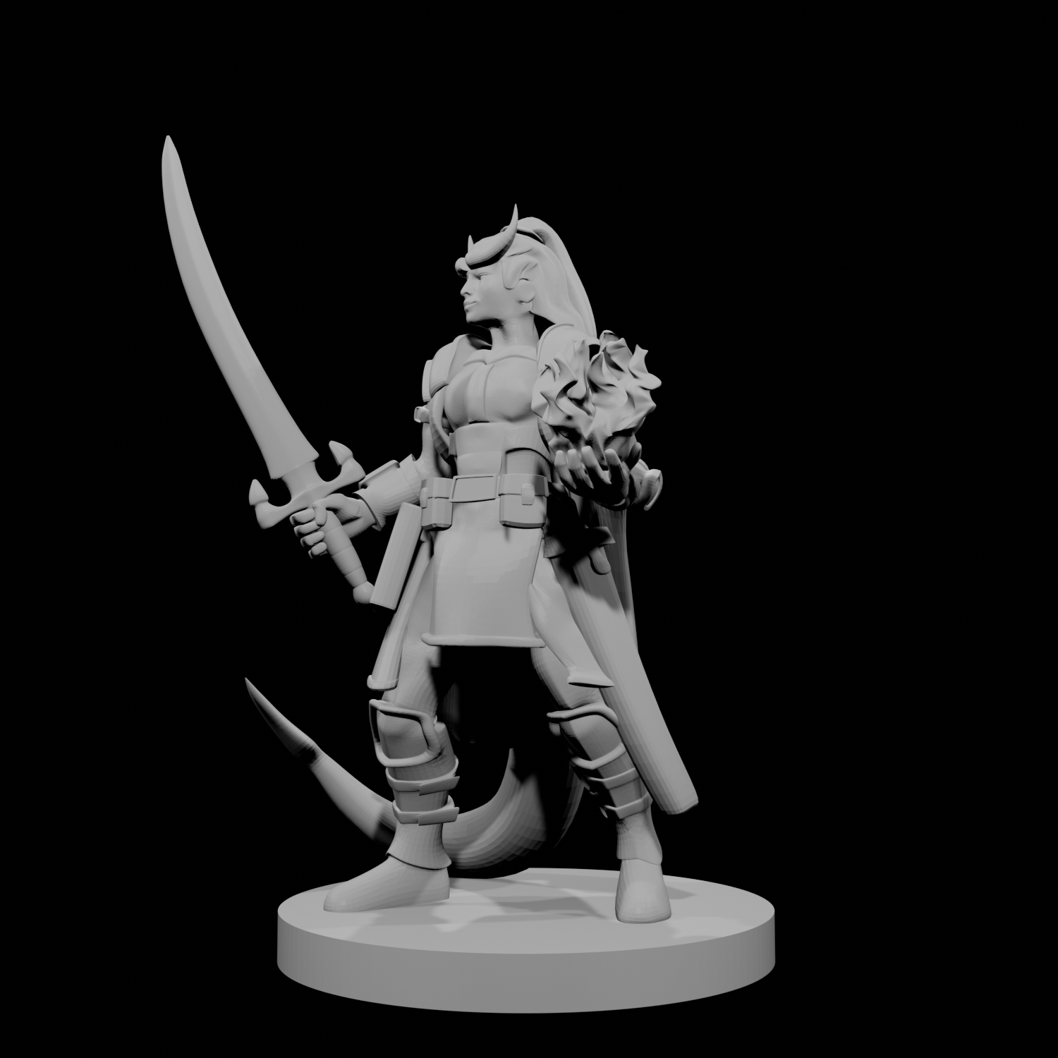 Tiefling Female Hexblade