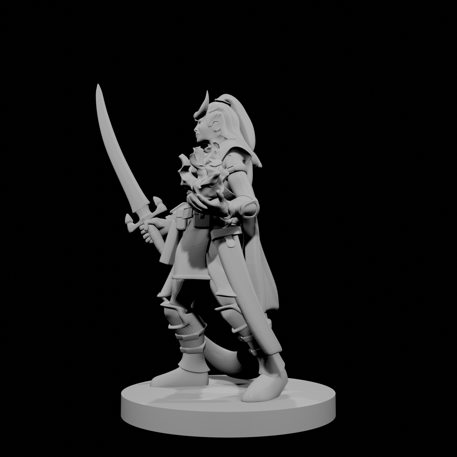 Tiefling Female Hexblade