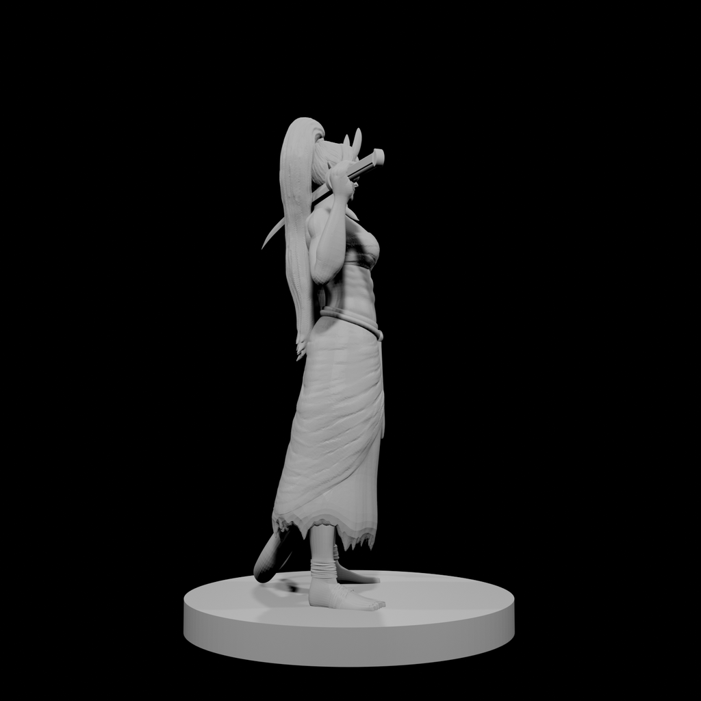 Tiefling Female Kensai Monk
