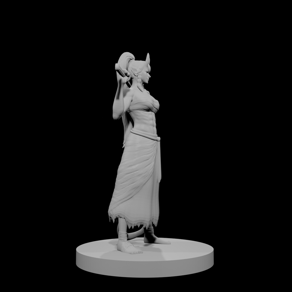 Tiefling Female Kensai Monk