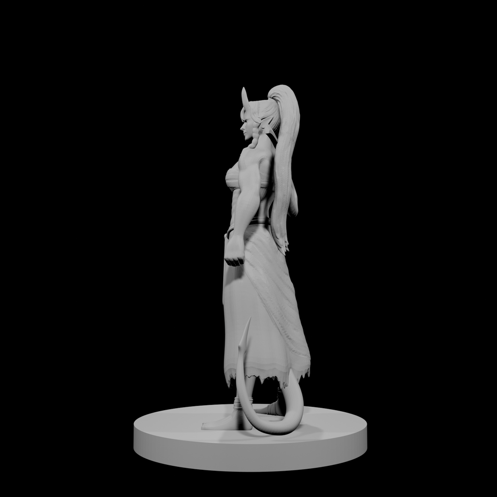 Tiefling Female Kensai Monk