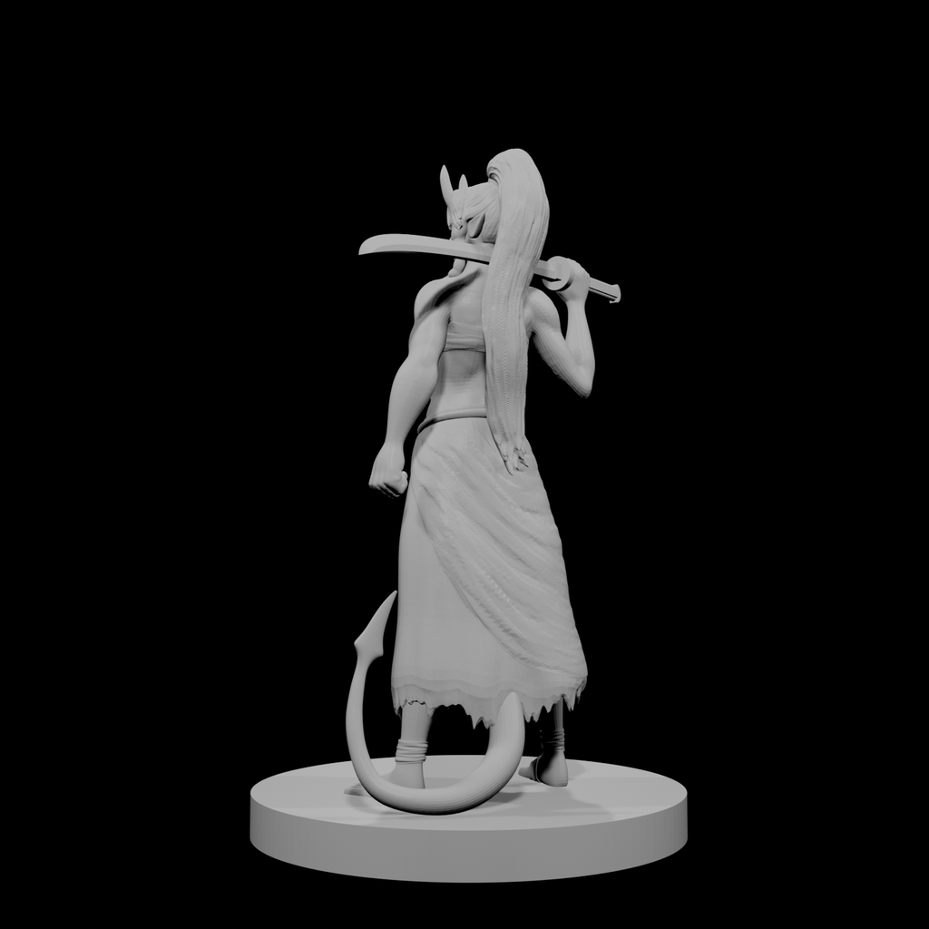 Tiefling Female Kensai Monk