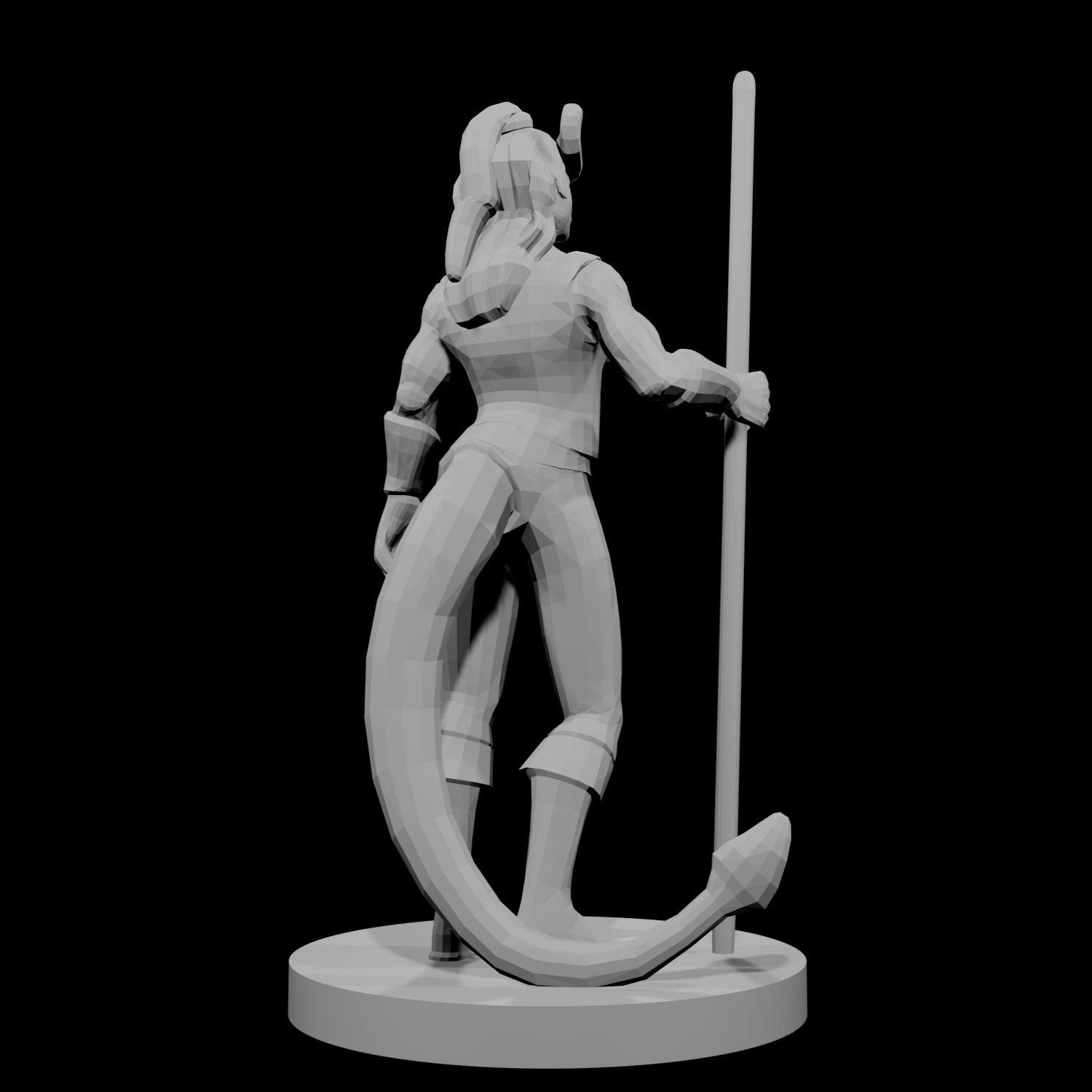 Tiefling Female Monk
