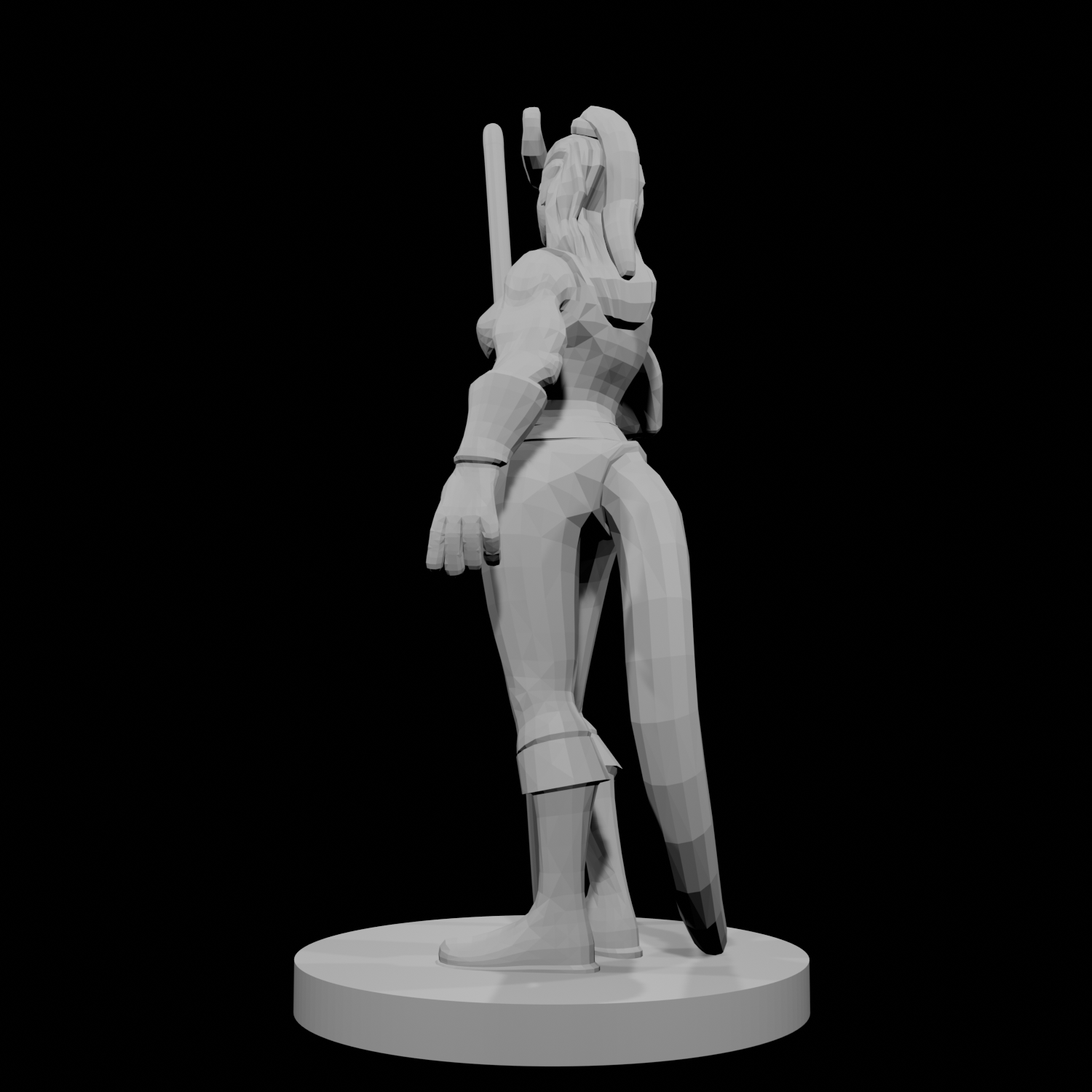 Tiefling Female Monk