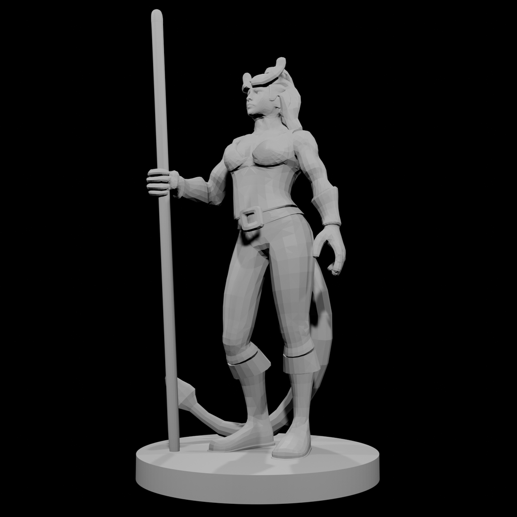 Tiefling Female Monk
