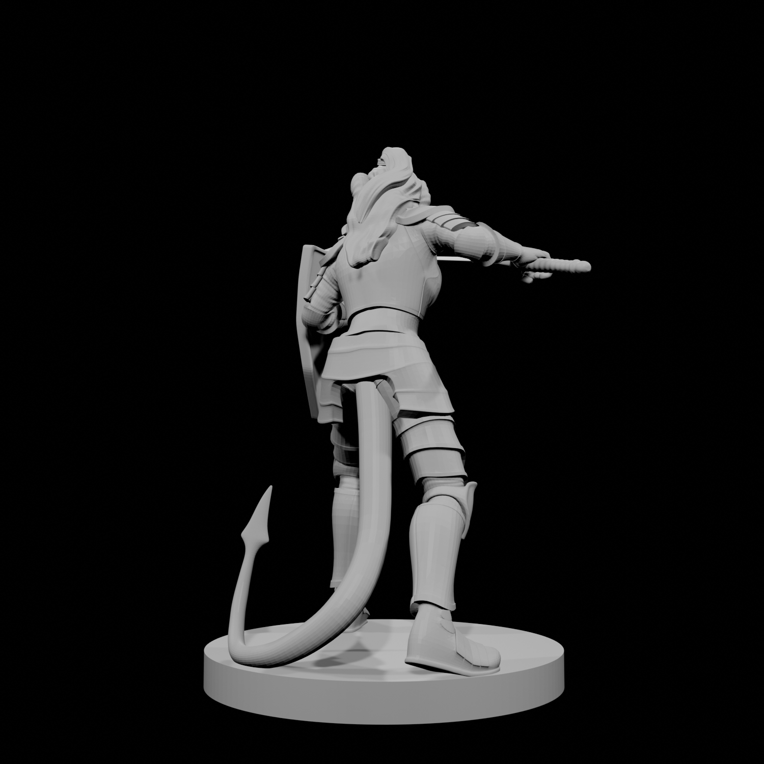 Tiefling Female Paladin