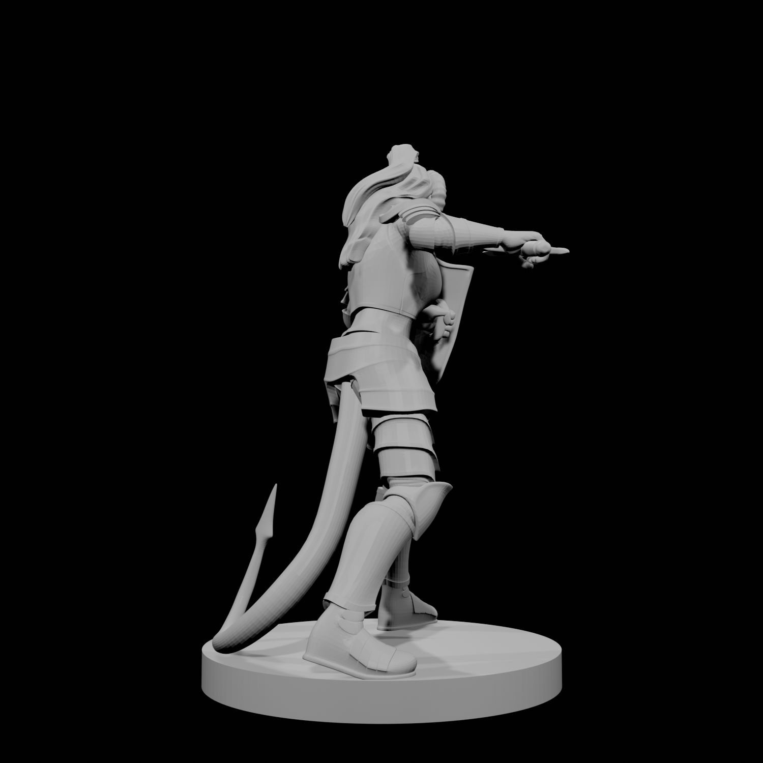 Tiefling Female Paladin