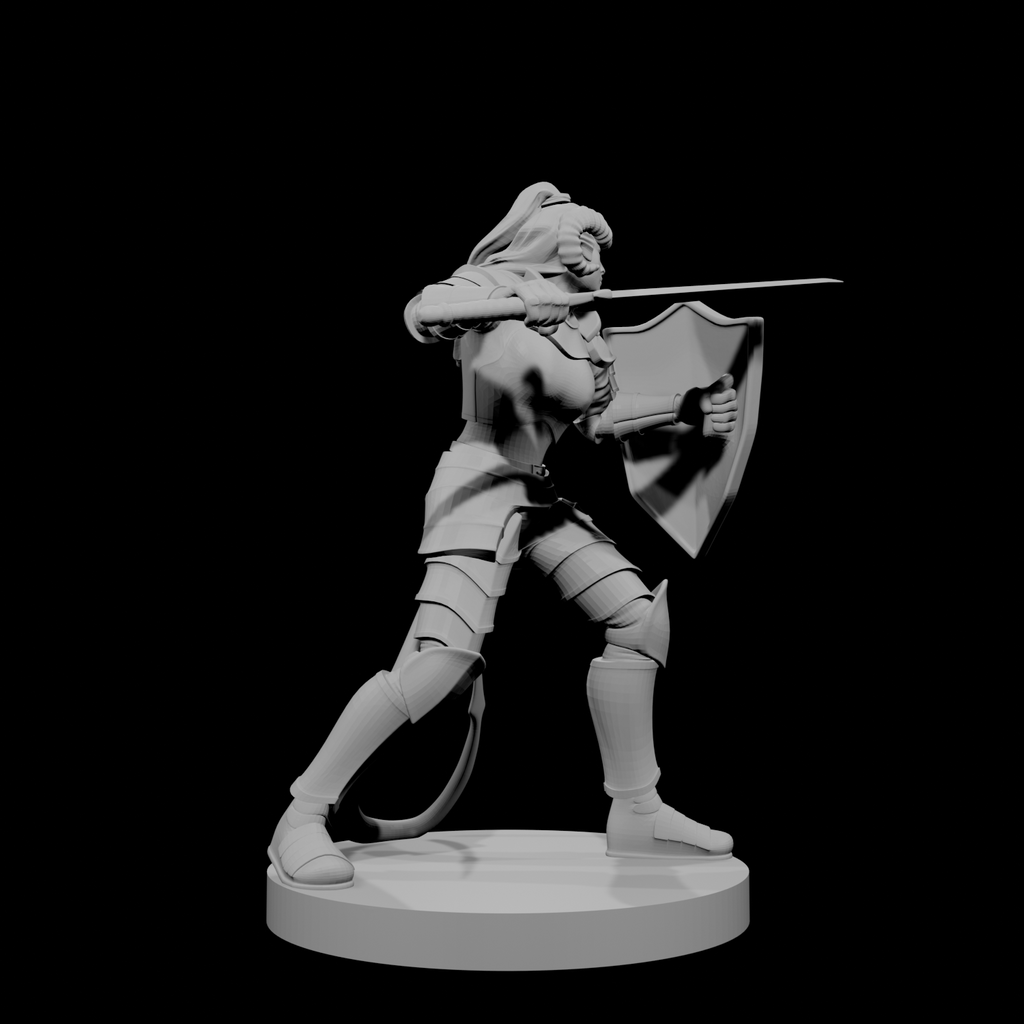 Tiefling Female Paladin