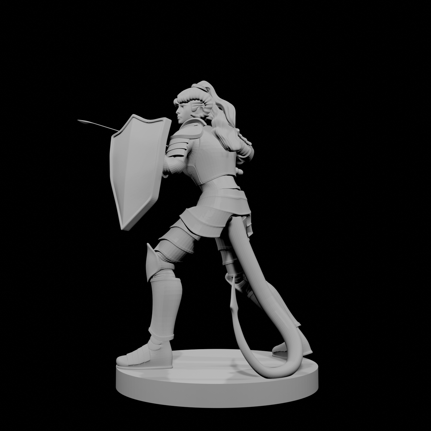 Tiefling Female Paladin